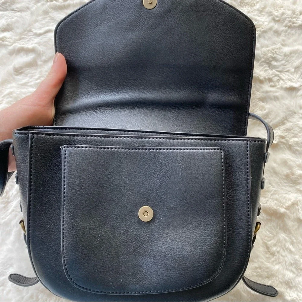 Lucky Brand‎ Women's Harley Crossbody Purse Bag Black Boho Casual Classic